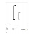 VK/04735/FL/B/W - Μαύρο. 3000K. 5.8W. 443lm. AC220-240V. 25°. LED Cree COB. Τροφοδοτικό Waiberlon. Φωτιστικό δαπέδου. -20°C → 50°C. 50.000hrs. Dim Νο. CRI>90. Αλουμίνιο. IP20 VK/04735/FL/B/W - Μαύρο. 3000K. 5.8W. 443lm. AC220-240V. 25°. LED Cree COB. Τροφοδοτικό Waiberlon. Φωτιστικό δαπέδου. -20°C → 50°C. 50.000hrs. Dim Νο. CRI>90. Αλουμίνιο. IP20