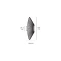 VK/02280/WA/BR/W - Καφέ. 3000K. 15W. 1546lm. AC220-240V. 85°. LED Bridgelux. Driver Eaglerise. 50.000hrs. Dim No. -20°C → 45°C. CRI>90. Τοίχου. CRI>90. ø30cm. Αλουμίνιο + PC. IP65 VK/02280/WA/BR/W - Καφέ. 3000K. 15W. 1546lm. AC220-240V. 85°. LED Bridgelux. Driver Eaglerise. 50.000hrs. Dim No. -20°C → 45°C. CRI>90. Τοίχου. CRI>90. ø30cm. Αλουμίνιο + PC. IP65