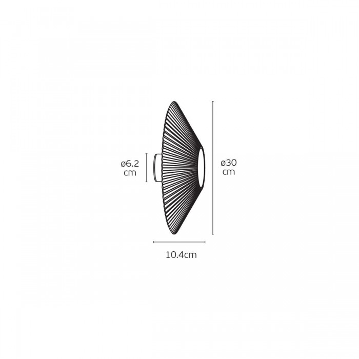 VK/02280/WA/BR/W - Καφέ. 3000K. 15W. 1546lm. AC220-240V. 85°. LED Bridgelux. Driver Eaglerise. 50.000hrs. Dim No. -20°C → 45°C. CRI>90. Τοίχου. CRI>90. ø30cm. Αλουμίνιο + PC. IP65 VK/02280/WA/BR/W - Καφέ. 3000K. 15W. 1546lm. AC220-240V. 85°. LED Bridgelux. Driver Eaglerise. 50.000hrs. Dim No. -20°C → 45°C. CRI>90. Τοίχου. CRI>90. ø30cm. Αλουμίνιο + PC. IP65