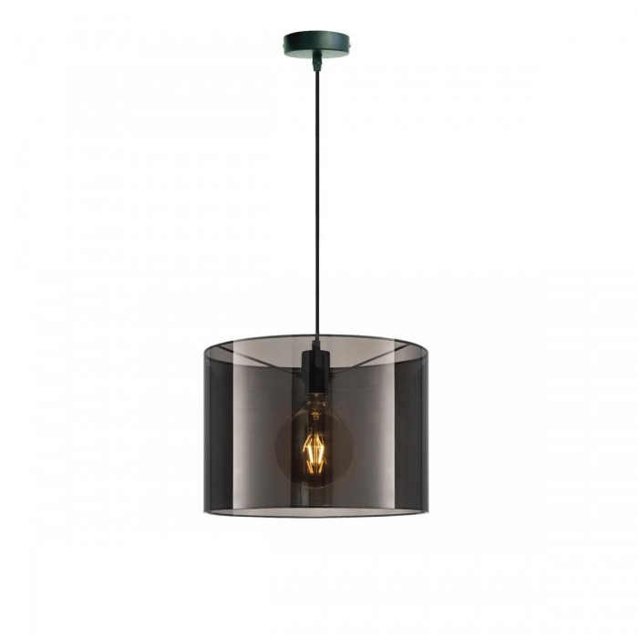 VK/03164/DG/35 - Φωτιστικό PVC/μέταλλο, 240V, Ε27, Max 10W (LED), IP20, ø35x25cm, σκούρο γκρι VK/03164/DG/35 - Φωτιστικό PVC/μέταλλο, 240V, Ε27, Max 10W (LED), IP20, ø35x25cm, σκούρο γκρι