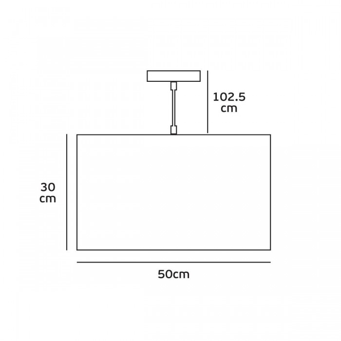 VK/03164/DG/5030 - Φωτιστικό PVC/μέταλλο, 240V, Ε27, Max 10W (LED), IP20, ø50x30cm, σκούρο γκρι VK/03164/DG/5030 - Φωτιστικό PVC/μέταλλο, 240V, Ε27, Max 10W (LED), IP20, ø50x30cm, σκούρο γκρι