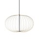 VK/04388/PE/BS/W - Φωτιστικό LED κρεμαστό, 220-240V, 5W, 2700K, 350lm, CRI>80, IP20, ø50x26cm, μπρονζέ