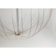VK/04388/PE/BS/W - Φωτιστικό LED κρεμαστό, 220-240V, 5W, 2700K, 350lm, CRI>80, IP20, ø50x26cm, μπρονζέ