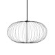 VK/04388/PE/B/W - Φωτιστικό LED κρεμαστό, 220-240V, 5W, 2700K, 350lm, CRI>80, IP20, ø50x26cm, μαύρο VK/04388/PE/B/W - Φωτιστικό LED κρεμαστό, 220-240V, 5W, 2700K, 350lm, CRI>80, IP20, ø50x26cm, μαύρο