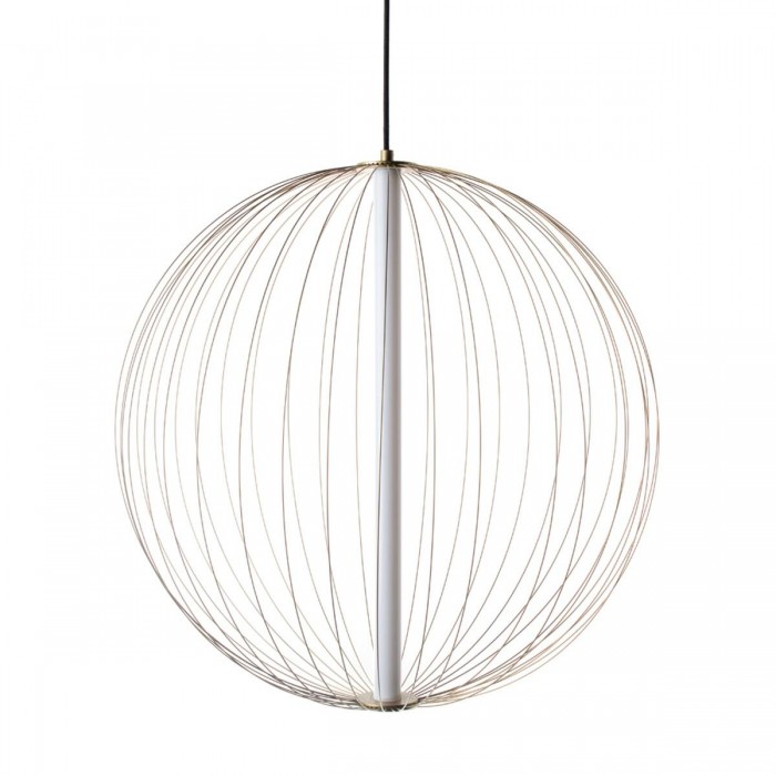 VK/04390/PE/BS/W - Φωτιστικό LED κρεμαστό, 220-240V, 10W, 2700K, 700lm, CRI>80, IP20, ø60cm, μπρονζέ VK/04390/PE/BS/W - Φωτιστικό LED κρεμαστό, 220-240V, 10W, 2700K, 700lm, CRI>80, IP20, ø60cm, μπρονζέ