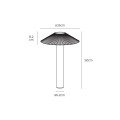 VK/02281/BR/W/35 - Καφέ. 3000K. 15W. 1752lm. AC220-240V. 85°. LED Bridgelux. Driver Eaglerise. 50.000hrs. Dim No. -20°C → 45°C. CRI>90. Γκαζόν. CRI>90. 50cm. Αλουμίνιο + PC. IP65 VK/02281/BR/W/35 - Καφέ. 3000K. 15W. 1752lm. AC220-240V. 85°. LED Bridgelux. Driver Eaglerise. 50.000hrs. Dim No. -20°C → 45°C. CRI>90. Γκαζόν. CRI>90. 50cm. Αλουμίνιο + PC. IP65