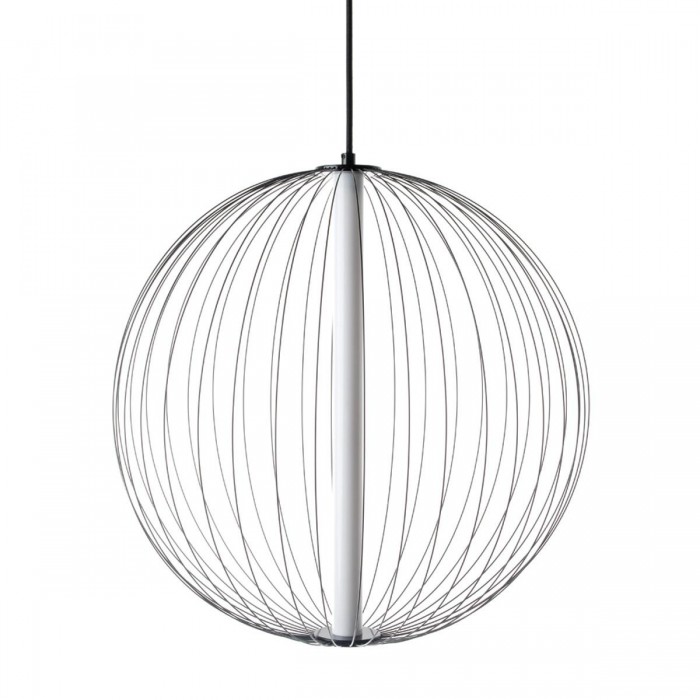 VK/04390/PE/B/W - Φωτιστικό LED κρεμαστό, 220-240V, 10W, 2700K, 700lm, CRI>80, IP20, ø60cm, μαύρο VK/04390/PE/B/W - Φωτιστικό LED κρεμαστό, 220-240V, 10W, 2700K, 700lm, CRI>80, IP20, ø60cm, μαύρο