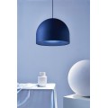 VK/04392/PE/BL - Φωτιστικό κρεμαστό καμπάνα, 220-240V, Ε27, Max 20W (LED), IP20, ø40x30cm, μπλε 