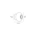 VK/04699/WA/D/B/W - Λευκό/Μαύρο. 3000K. 9W. 932lm. AC220-240V. 120°. LED SMD SANAN. Τροφοδοτικό KGP. Φωτιστικό τοίχου. -20°C → 45°C. 50.000hrs. Clicks 20.000. Dim Yes, triac. CRI>90. Γυαλί + αλουμίνιο. IP20 VK/04699/WA/D/B/W - Λευκό/Μαύρο. 3000K. 9W. 932lm. AC220-240V. 120°. LED SMD SANAN. Τροφοδοτικό KGP. Φωτιστικό τοίχου. -20°C → 45°C. 50.000hrs. Clicks 20.000. Dim Yes, triac. CRI>90. Γυαλί + αλουμίνιο. IP20