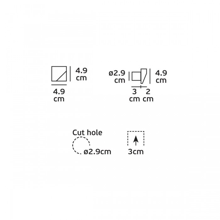 VK/04224/W/W - Φωτάκι νυκτός led, 100-240V, 3W, 3000K, 40lm, CRI>80, IP20, λευκό VK/04224/W/W - Φωτάκι νυκτός led, 100-240V, 3W, 3000K, 40lm, CRI>80, IP20, λευκό