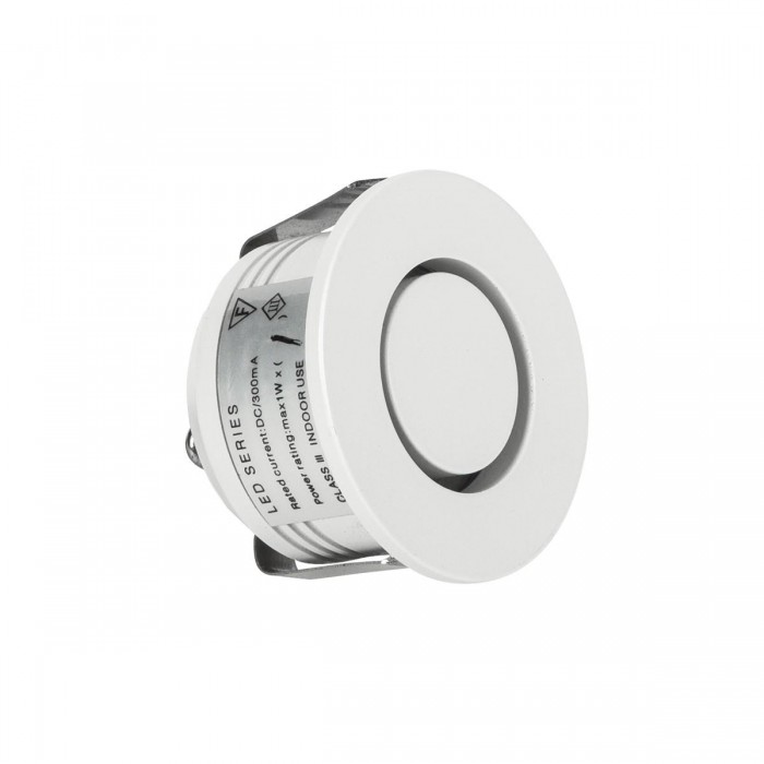VK/04225/W/W - Χωνευτό φωτιστικό νυκτός led, 1W, 3000K, 110lm, CRI>80, IP20, λευκό VK/04225/W/W - Χωνευτό φωτιστικό νυκτός led, 1W, 3000K, 110lm, CRI>80, IP20, λευκό