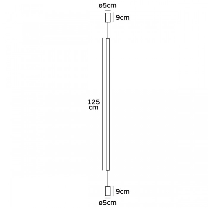 VK/04270/B/W - Φωτιστικό LED οροφής-βάσης, 200-240V, 9W, 3000K, 1335lm, CRI>90, IP20, μαύρο