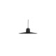 VK/03320/PE/B/35 - Φωτιστικό κρεμαστό, μαύρο. E27. Max 20W (LED). Ø35cm. IP20