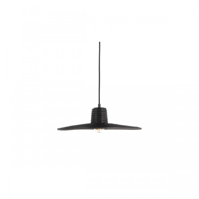 VK/03320/PE/B/45 - Φωτιστικό κρεμαστό, μαύρο. E27. Max 20W (LED). Ø45cm. IP20