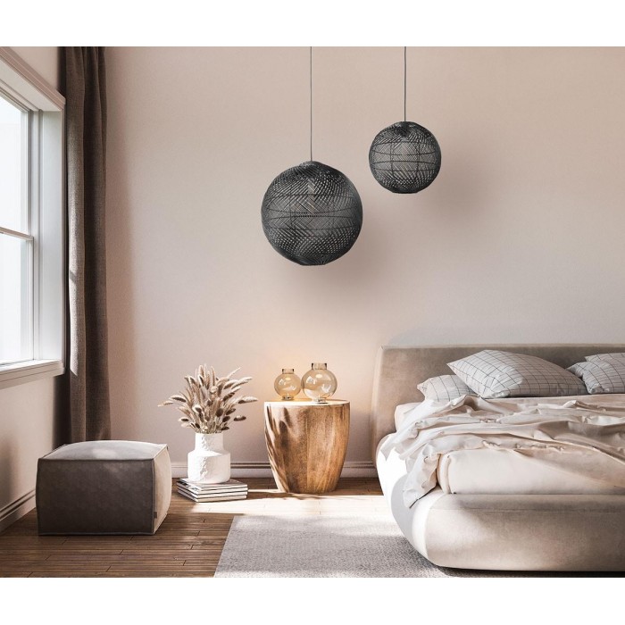 VK/03322/PE/Y/35 - Φωτιστικό κρεμαστό, φυσικό. E27. Max 20W (LED). ø35cm. IP20