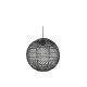 VK/03322/PE/B/35 - Φωτιστικό κρεμαστό, μαύρο. E27. Max 20W (LED). ø35cm. IP20