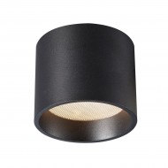 VK/02169/CE/B/W/85 - Φωτιστικό Led οροφής, αδιάβροχο, 220-240V, 6W, 3000K, 756lm, 80°, CRI>90, IP44, ø8.5x7cm, μαύρο VK/02169/CE/B/W/85 - Φωτιστικό Led οροφής, αδιάβροχο, 220-240V, 6W, 3000K, 756lm, 80°, CRI>90, IP44, ø8.5x7cm, μαύρο