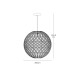 VK/03322/PE/B/50 - Φωτιστικό κρεμαστό, μαύρο. E27. Max 20W (LED). ø50cm. IP20