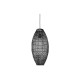 VK/03323/PE/B/50 - Φωτιστικό κρεμαστό, μαύρο. E27. Max 20W (LED). IP20