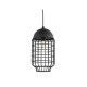VK/01123/PE/B - Φωτιστικό κρεμαστό, μαύρο. E27. Max. 20W. (LED). IP44