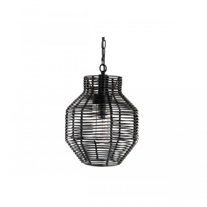 VK/01126/PE/B/30 - Φωτιστικό κρεμαστό, μαύρο. E27. Max. 20W. (LED). IP44