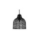 VK/01127/PE/B/40 - Φωτιστικό κρεμαστό, μαύρο. E27. Max. 20W. (LED). IP44