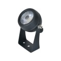 VK/02177/B/C - Φωτιστικό Led κήπου, 200-240V, 5W, 4000K, 614lm, 38°, CRI>80, IP65, ø5.2x9cm, κινητό, μαύρο