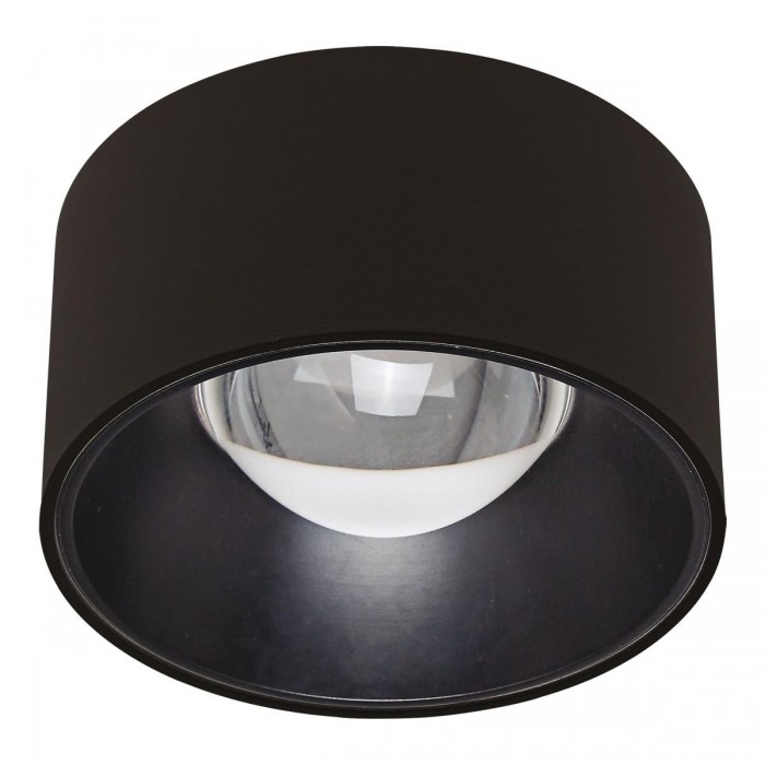 VK/04451/B/W/120 - Φωτιστικό Led οροφής, αδιάβροχο, 220V, 29W, 3000K, 2.567lm, 50°, CRI>90, IP54, ø12x6.2cm, μαύρο 