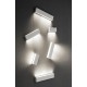 VK/04223/B/35/W - Φωτιστικό τοίχου LED, 220-240V, 3000K. 1502lm. 10W, CRI>80, IP20, 35x6.5cm, μαύρο