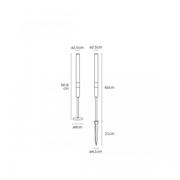 VK/04716/RB/W/60 - Καφέ σκουριάς. 3000K. 1W. 74lm. DC24V. LED Bridgelux. 50.000hrs. Διάχυτο φως. Dim Νο. -20°C→ 45°C. Εξωτερικό έδαφος. Περιλαμβάνεται βάση και ακίδα. CRI>90. 60cm. Αλουμίνιο + ακρυλικό. IP65 VK/04716/RB/W/60 - Καφέ σκουριάς. 3000K. 1W. 74lm. DC24V. LED Bridgelux. 50.000hrs. Διάχυτο φως. Dim Νο. -20°C→ 45°C. Εξωτερικό έδαφος. Περιλαμβάνεται βάση και ακίδα. CRI>90. 60cm. Αλουμίνιο + ακρυλικό. IP65