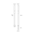 VK/04716/RB/W/100 - Καφέ σκουριάς. 3000K. 1W. 74lm. DC24V. LED Bridgelux. 50.000hrs. Διάχυτο φως. Dim Νο. -20°C→ 45°C. Εξωτερικό έδαφος. Περιλαμβάνεται βάση και ακίδα. CRI>90. 100cm. Αλουμίνιο + ακρυλικό. IP65 VK/04716/RB/W/100 - Καφέ σκουριάς. 3000K. 1W. 74lm. DC24V. LED Bridgelux. 50.000hrs. Διάχυτο φως. Dim Νο. -20°C→ 45°C. Εξωτερικό έδαφος. Περιλαμβάνεται βάση και ακίδα. CRI>90. 100cm. Αλουμίνιο + ακρυλικό. IP65