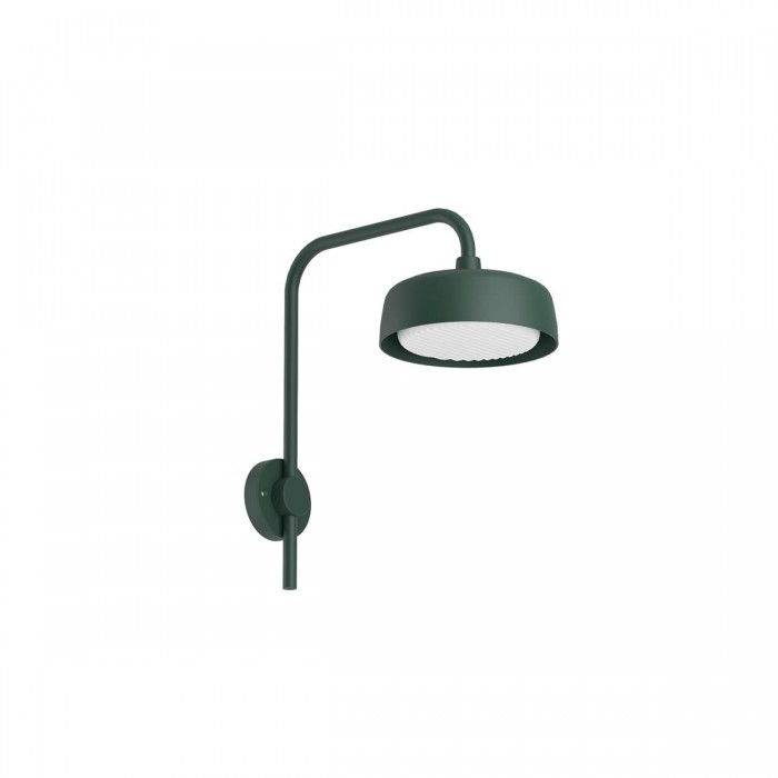 VK/02290/WA/GR/WW/15 - Πράσινο. 2700K. 8W. 513lm. Diffuse Light. AC220-240V. LED Bridgelux. 50.000hrs. Dim Νο. -20°C→ 45°C. Τοίχου. CRI>90. ø15cm. Αλουμίνιο  +  ακρυλικό. IP65 