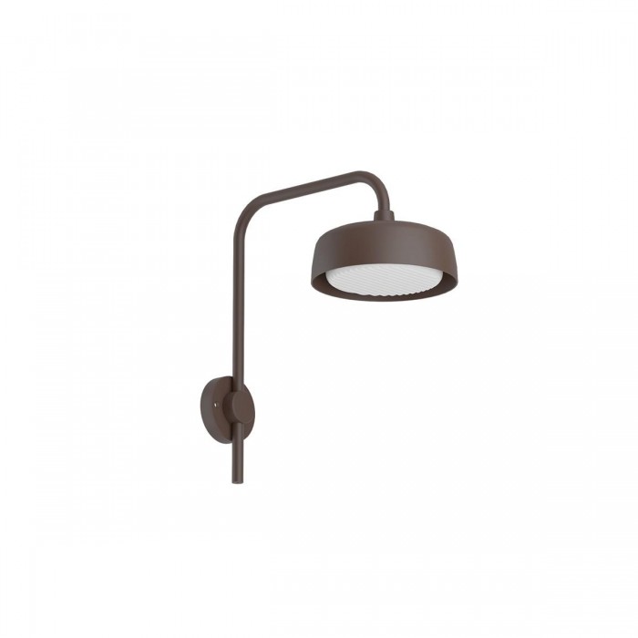 VK/02290/WA/RB/WW/15 - Καφέ σκουριάς. 2700K. 8W. 513lm. Diffuse Light. AC220-240V. LED Bridgelux. 50.000hrs. Dim Νο. -20°C→ 45°C. Τοίχου. CRI>90. ø15cm. Αλουμίνιο  +  ακρυλικό. IP65 