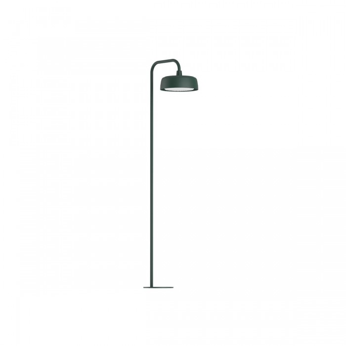 VK/02290/FL/GR/WW/15 - Πράσινο. 2700K. 8W. 513lm. Diffuse Light. AC220-240V. LED Bridgelux. 50.000hrs. Dim Νο. -20°C→ 45°C. Δαπέδου. CRI>90. ø15cm. Αλουμίνιο  +  ακρυλικό. IP65 