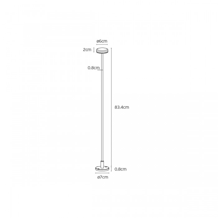 VK/02291/RB/WW/83 - Καφέ σκουριάς. 2700K. 1W. 182lm. AC220-240V, DC24V. LED Bridgelux. 50.000hrs. Διάχυτο φως. Dim Νο. -20°C→ 45°C. Αλουμίνιο + ακρυλικό. Εξωτερικό έδαφος. CRI>90. 83.4cm. Περιλαμβάνεται βάση και ακίδα. IP65 VK/02291/RB/WW/83 - Καφέ σκουριάς. 2700K. 1W. 182lm. AC220-240V, DC24V. LED Bridgelux. 50.000hrs. Διάχυτο φως. Dim Νο. -20°C→ 45°C. Αλουμίνιο + ακρυλικό. Εξωτερικό έδαφος. CRI>90. 83.4cm. Περιλαμβάνεται βάση και ακίδα. IP65