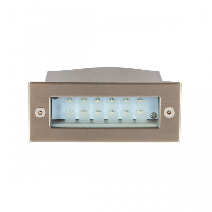 VK/02007/MC/D - Φωτιστικό Led τοίχου, 100-240V, 1.2W, 6000K, 60lm, 120°, CRI>80, IP54, 11x4.4cm, νίκελ VK/02007/MC/D - Φωτιστικό Led τοίχου, 100-240V, 1.2W, 6000K, 60lm, 120°, CRI>80, IP54, 11x4.4cm, νίκελ