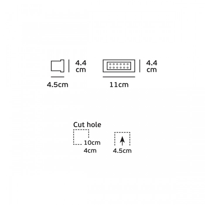 VK/02007/MC/D - Φωτιστικό Led τοίχου, 100-240V, 1.2W, 6000K, 60lm, 120°, CRI>80, IP54, 11x4.4cm, νίκελ VK/02007/MC/D - Φωτιστικό Led τοίχου, 100-240V, 1.2W, 6000K, 60lm, 120°, CRI>80, IP54, 11x4.4cm, νίκελ