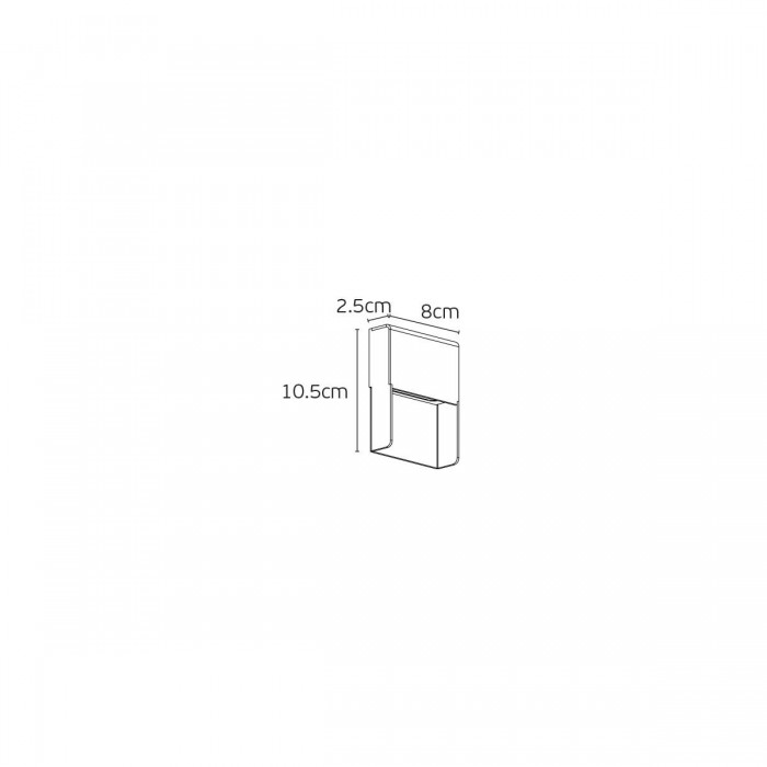 VK/02292/WA/RB/WW/9 - Καφέ σκουριάς. 2700K. 3W. 65lm. AC220-240V, DC9-15V 200mA. LED Bridgelux. 50.000hrs. Διάχυτο φως. Dim Νο. -20°C→ 45°C. Τοίχου. CRI>90. Αλουμίνιο + ακρυλικό. IP65 VK/02292/WA/RB/WW/9 - Καφέ σκουριάς. 2700K. 3W. 65lm. AC220-240V, DC9-15V 200mA. LED Bridgelux. 50.000hrs. Διάχυτο φως. Dim Νο. -20°C→ 45°C. Τοίχου. CRI>90. Αλουμίνιο + ακρυλικό. IP65