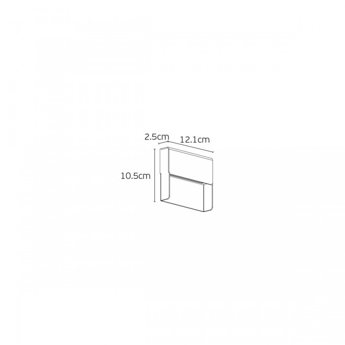VK/02292/WA/RB/WW/18 - Καφέ σκουριάς. 2700K. 3W. 88lm. AC220-240V, DC6-11V 300mA. LED Bridgelux. 50.000hrs. Διάχυτο φως. Dim Νο. -20°C→ 45°C. Τοίχου. CRI>90. Αλουμίνιο + ακρυλικό. IP65 VK/02292/WA/RB/WW/18 - Καφέ σκουριάς. 2700K. 3W. 88lm. AC220-240V, DC6-11V 300mA. LED Bridgelux. 50.000hrs. Διάχυτο φως. Dim Νο. -20°C→ 45°C. Τοίχου. CRI>90. Αλουμίνιο + ακρυλικό. IP65