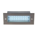 VK/02013/MC/W - Φωτιστικό Led τοίχου, 100-240V, 1.6W, 3000K, 90lm, 120°, CRI>80, IP54, 17x6.8cm, νίκελ