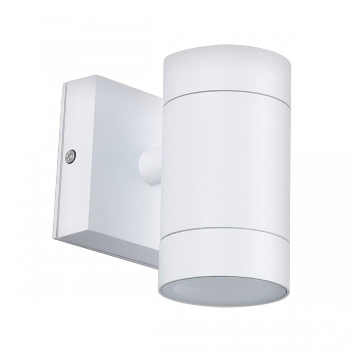 VK/01056/W - Φωτιστικό τοίχου, 240V, GU10/PAR16, Max 12W (LED), IP54, ø6.5x11.8x11.5cm, λευκό VK/01056/W - Φωτιστικό τοίχου, 240V, GU10/PAR16, Max 12W (LED), IP54, ø6.5x11.8x11.5cm, λευκό
