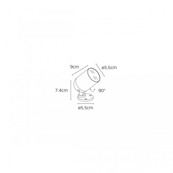 VK/02296/RB/WW - Καφέ σκουριάς. 2700K. 7W. 431lm. AC85-265V DC15-28V 300mA. LED Bridgelux. 50.000hrs. 36°. Dim Νο. -20°C→ 45°C. Εξωτερικό έδαφος. CRI>90. Αλουμίνιο. IP65 VK/02296/RB/WW - Καφέ σκουριάς. 2700K. 7W. 431lm. AC85-265V DC15-28V 300mA. LED Bridgelux. 50.000hrs. 36°. Dim Νο. -20°C→ 45°C. Εξωτερικό έδαφος. CRI>90. Αλουμίνιο. IP65