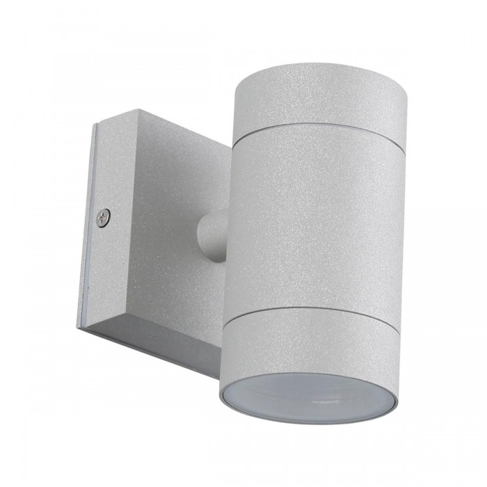 VK/01056/G - Φωτιστικό τοίχου, 240V, GU10/PAR16, Max 12W (LED), IP54, ø6.5x11.8x11.5cm, γκρι VK/01056/G - Φωτιστικό τοίχου, 240V, GU10/PAR16, Max 12W (LED), IP54, ø6.5x11.8x11.5cm, γκρι
