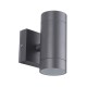 VK/01057/AN - Φωτιστικό τοίχου, Up/down. 240V, 2xGU10/PAR16, Max2x12W (LED), IP54, ø6.5x14.5x11.5cm, ανθρακί VK/01057/AN - Φωτιστικό τοίχου, Up/down. 240V, 2xGU10/PAR16, Max2x12W (LED), IP54, ø6.5x14.5x11.5cm, ανθρακί