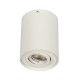 VK/03006/W - Φωτιστικό οροφής κύλινδρος, 240V, GU10/PAR16, Max 12W (LED), IP20, ø8.5x11.5cm, κινητό, λευκό VK/03006/W - Φωτιστικό οροφής κύλινδρος, 240V, GU10/PAR16, Max 12W (LED), IP20, ø8.5x11.5cm, κινητό, λευκό
