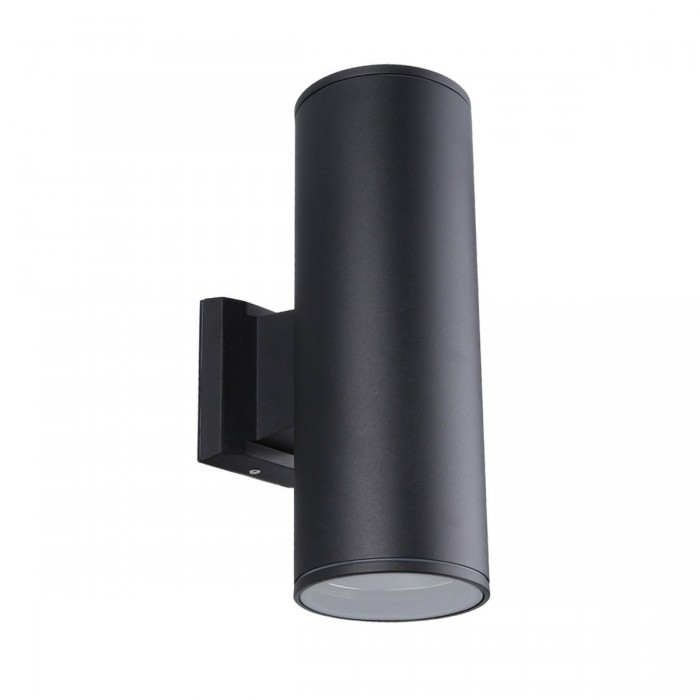 VK/01059/B - Φωτιστικό τοίχου, Up/down, 240V, 2xE27/Par30, Max2x20W (LED), IP54, ø10.8x30x17.5cm, μαύρο VK/01059/B - Φωτιστικό τοίχου, Up/down, 240V, 2xE27/Par30, Max2x20W (LED), IP54, ø10.8x30x17.5cm, μαύρο