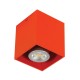 VK/03001/O - Φωτιστικό οροφής κύβος, 240V, GU10/Par16, Max 12W (LED), IP20, πορτοκαλί