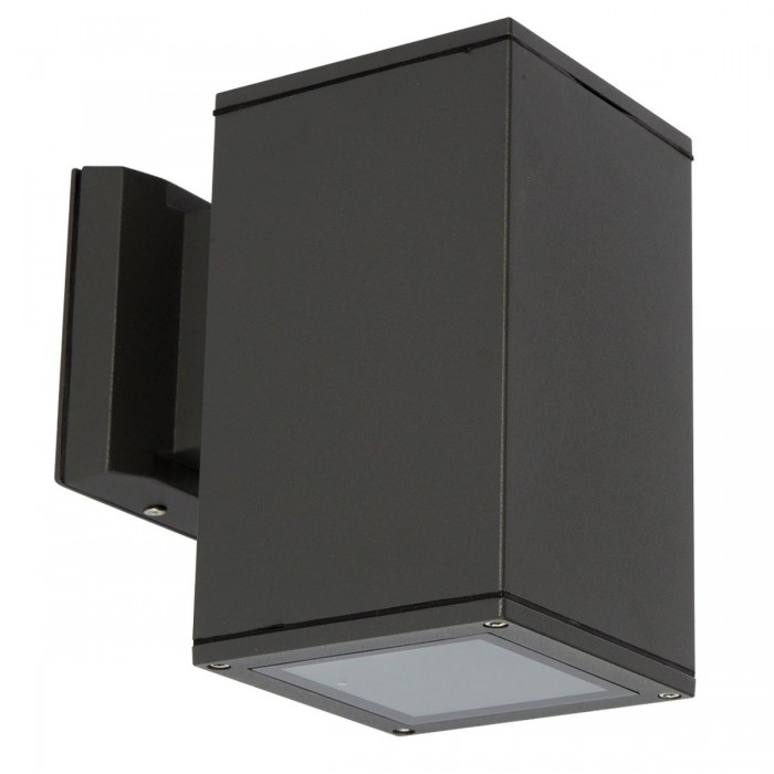 VK/01064/B - Φωτιστικό τοίχου, 240V, E27/Par30, Max 20W (LED), IP54, 10.8x10.8x19x17.2(βάθος)cm, μαύρο VK/01064/B - Φωτιστικό τοίχου, 240V, E27/Par30, Max 20W (LED), IP54, 10.8x10.8x19x17.2(βάθος)cm, μαύρο