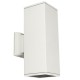 VK/01065/W - Φωτιστικό τοίχου, Up/down, 240V, 2xE27/Par30, Max2x20W (LED), IP54, 10.8x10.8x30x17.2(βάθος)cm, λευκό VK/01065/W - Φωτιστικό τοίχου, Up/down, 240V, 2xE27/Par30, Max2x20W (LED), IP54, 10.8x10.8x30x17.2(βάθος)cm, λευκό