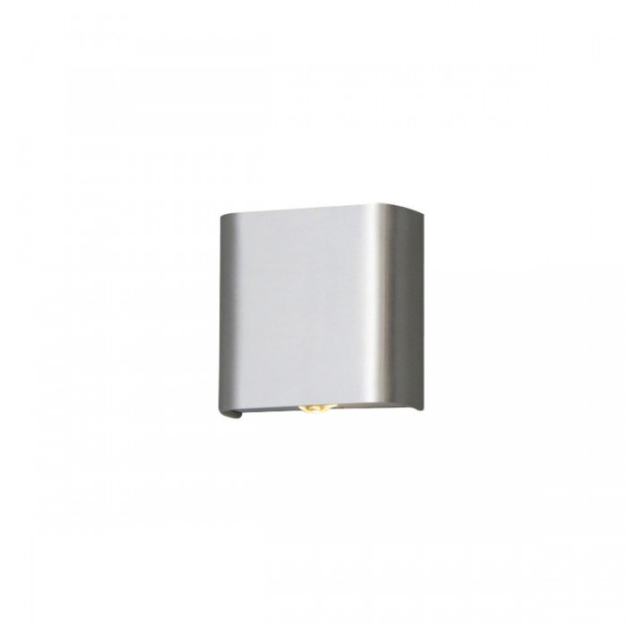 VK/04009/AL - Φωτιστικό τοίχου LED, up-down, 100-240V, 2x1W, 3000K, 180lm, CRI>80, IP20, 9x8.9cm, αλουμίνιο VK/04009/AL - Φωτιστικό τοίχου LED, up-down, 100-240V, 2x1W, 3000K, 180lm, CRI>80, IP20, 9x8.9cm, αλουμίνιο